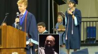 North Carolina HS valedictorian speaks out on speech controversy after being outed by heckling student