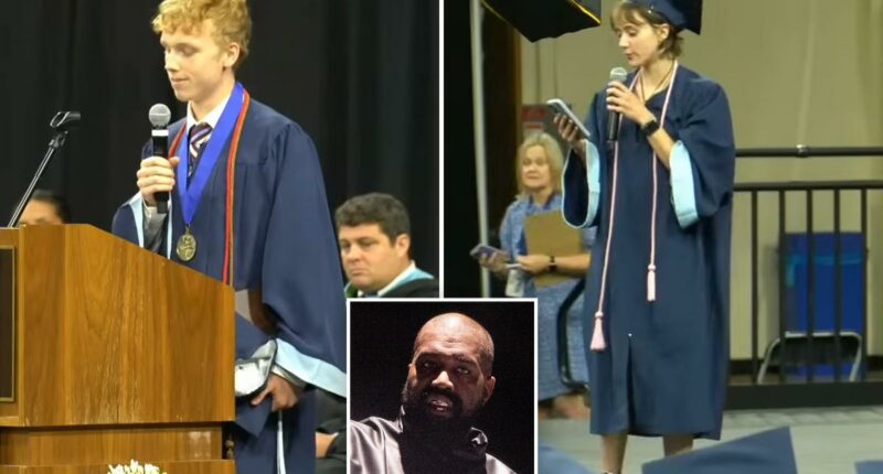 North Carolina HS valedictorian speaks out on speech controversy after being outed by heckling student