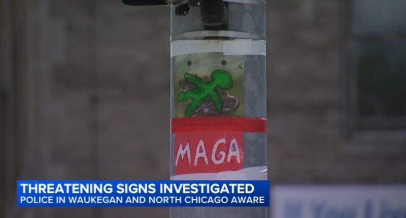 North Chicago, Waukegan news: 'MAGA,' 'ICE' signs appearing to threaten immigrants pop up in north suburbs