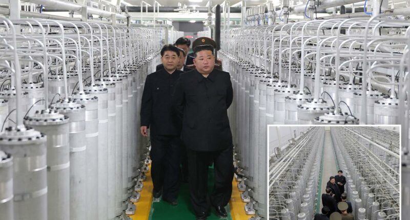 North Korea unveils a new plant to produce fuel for nuclear weapons
