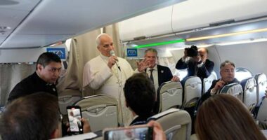 Pope Leo XIV acknowledges stiff competition with Bad Bunny in Spain and weighs in on soccer rivalry