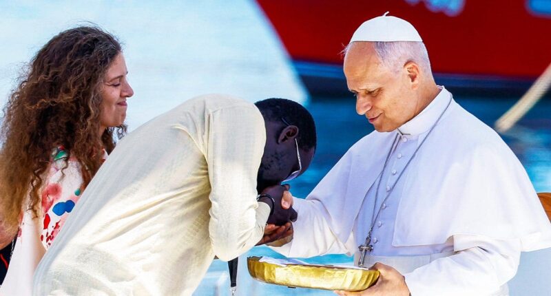 Pope Leo hits beaches of popular European migrant entry point after criticizing global immigration policies