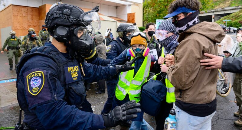 Portland man sentenced to 30 months in prison for throwing rock at ICE officer during protest