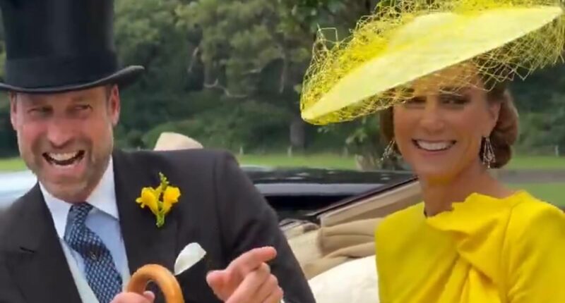 Prince William jokes with fellow Aston Villa fan at Royal Ascot about his beloved team's 'good season' - as onlookers praise 'down to earth' royal