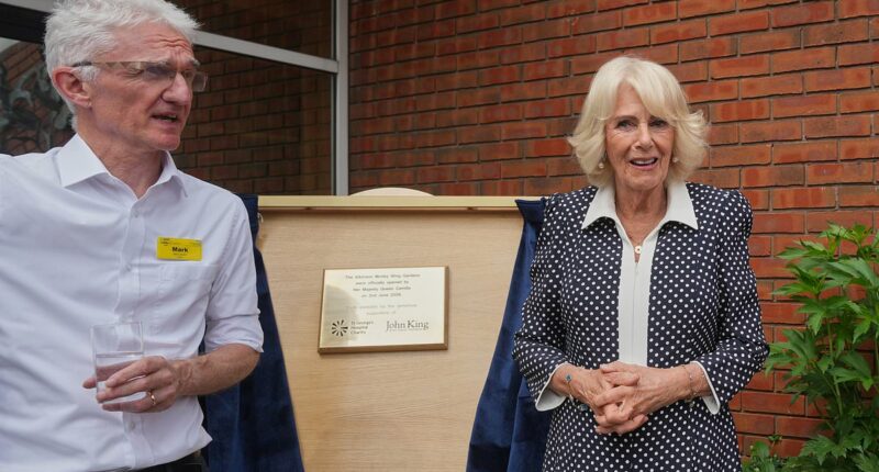 Queen of green! Camilla inaugurates unique rooftop 'ward' for critically ill patients at south London hospital