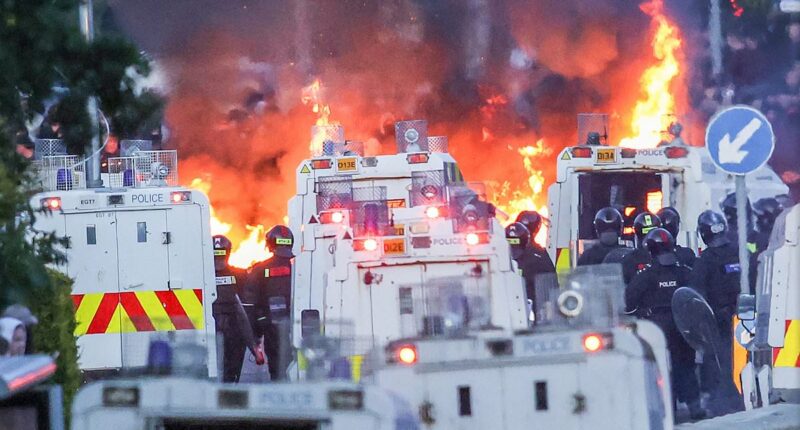 Rioters march on Belfast 'asylum hotel' as migrant 'hit list' shared