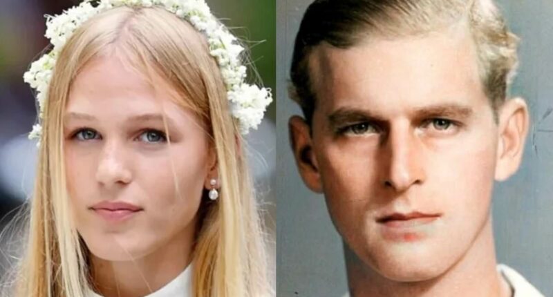 Royal double act! Isla Phillips, 14, delights royal fans after they spotted her resemblance to her great-grandfather Prince Philip 