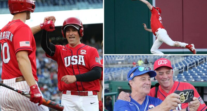 Sen. Eric Schmitt dazzles as Republicans clobber Democrats in Congressional Baseball Game for sixth straight yearÂ 