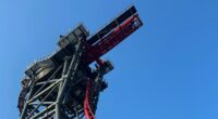 Siren's Curse roller coaster strands riders vertically twice in one weekend at Six Flags Cedar Point