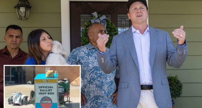 Spencer Pratt shames Karen bass, Nithya Raman with video of homeless man sleeping near ballot box