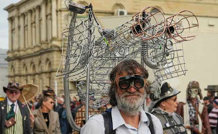 Steampunk festival creates an unlikely capital for Victorian style and sci-fi oddity in New Zealand