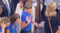 Taylor Swift arrives alongside her Haim besties for Knicks' NBA Finals