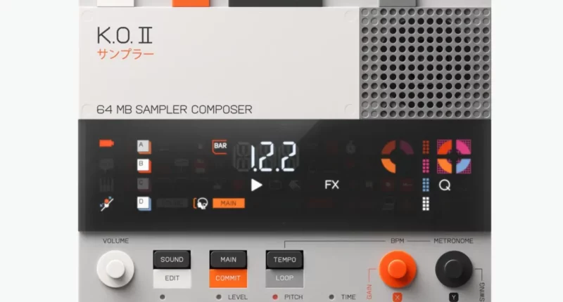 Teenage Engineering adds lo-fi mode, USB audio, and more to its KO II sampler