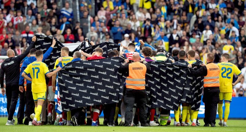 Terrifying moment Christian Eriksen clutches at his chest just before his collapse: Cardiologist warns Denmark star it could happen again after defibrillator 'undoubtedly saved his life' five years on from cardiac arrest
