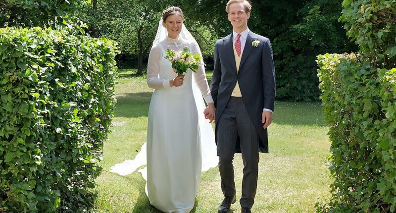 The OTHER royal wedding! Grandson of reigning Liechtenstein Prince who was once one of Europe's most admired bachelors married his distant cousin on same day as Peter Phillips and Harriet Sperling's nuptials