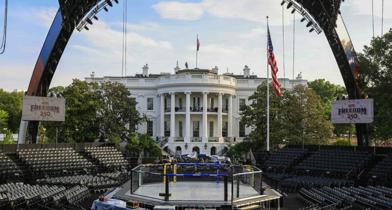 The eye-popping total cost for Trump's UFC fight