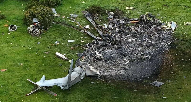 Three dead as Merlin helicopter crashes into Devon field