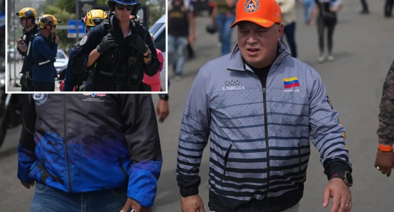 'Thug' Venezuelan leader with $25M price on his head seen berating US earthquake rescue team