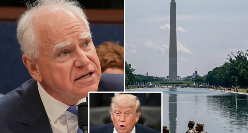Tim Walz’s jab at Trump over Reflecting Pool draws fraud scandal backlash: 'Sit this one out'