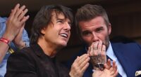 Tom Cruise hangs with David and Victoria Beckham at World Cup match