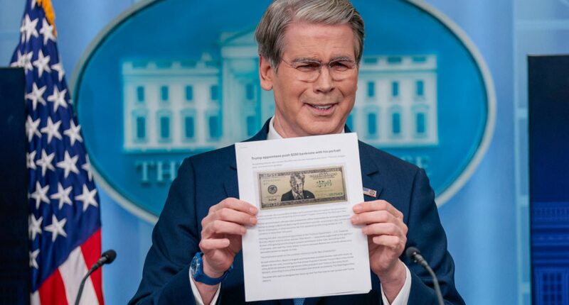 Treasury Scott Bessent backs plans to put Trump's face on a $250 bill