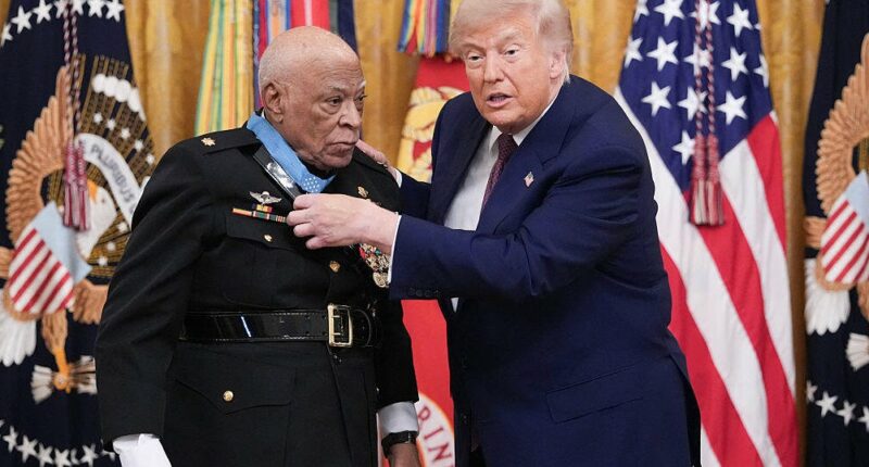 Trump awards Medal of Honor to 3 veterans of the Vietnam, Afghanistan wars