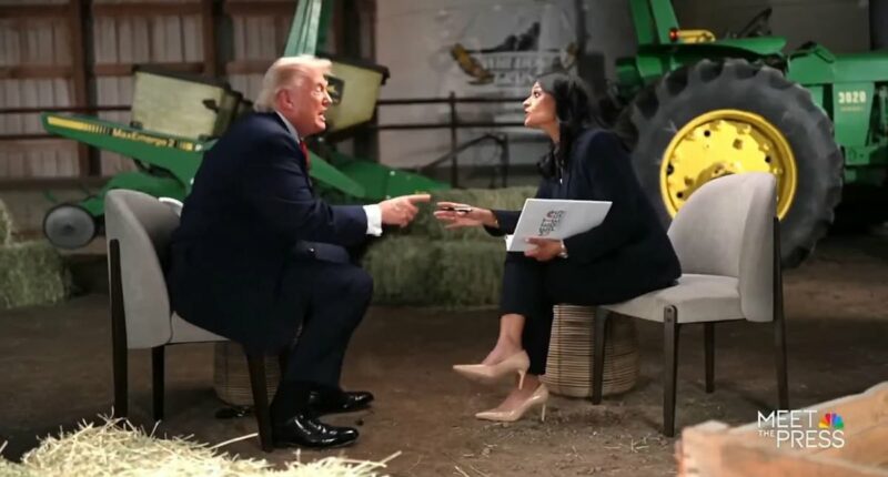 Trump ends NBC interview mid-sentence blasting 'dishonest press'