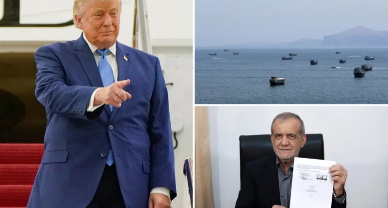 Trump threatens to destroy Iran over Strait of Hormuz closure, floats 20% 'Guardian Angel' tax on oil