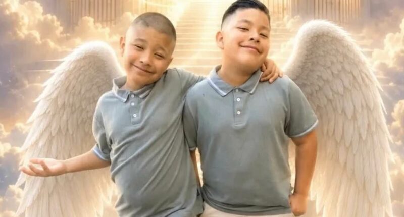 Twins executed by their father during family birthday celebration