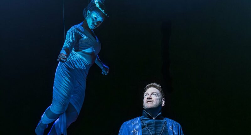 Uproar as woman brings a baby into the audience during The Tempest