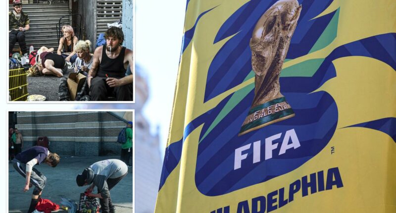 Walking dead! Drug 'zombies' in Philly neighborhood minutes from World Cup stadium