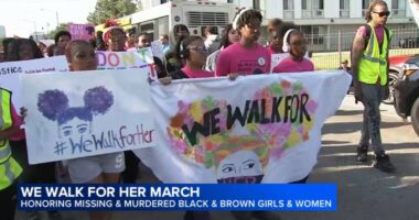 'We Walk For Her' march, rally at Chicago's Ellis Park honors missing, murdered Black, brown girls, women