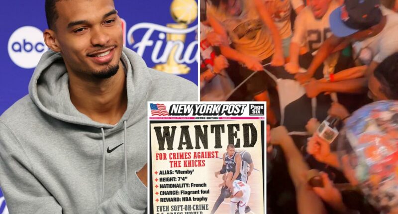 Wemby shoots to public enemy No. 1 in NYC after dirty, ref boosted performance ruins Knicks' first home NBA Finals game in 27 years