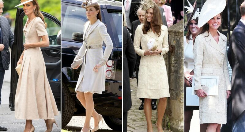 Why Kate always wears such pale colours to weddings: LAURA CRAIK