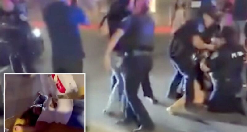 Wild scuffle involving cops, graduates, parents breaks out after California HS graduation ceremony as 4 arrested