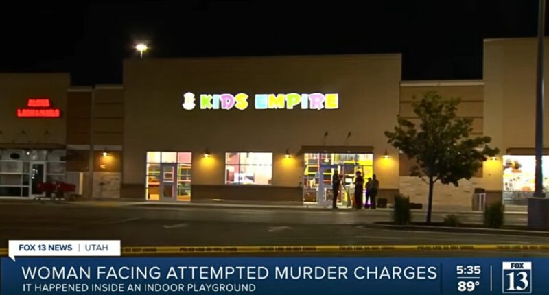 Woman shoots ex 'point blank' at indoor playground: Cops