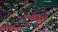 World Cup embarrassment as hundreds of seats are left empty for South Korea-Czechia... despite FIFA boasting of 'unprecedented' demand