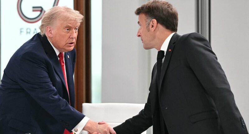 World leaders squirm as swaggering Trump shows up late to G7 and declares: 'I'm the boss'
