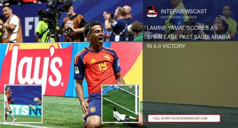 Lamine Yamal Scores as Spain Ease Past Saudi Arabia in 4-0 Victory - 2026-06-21 22:29