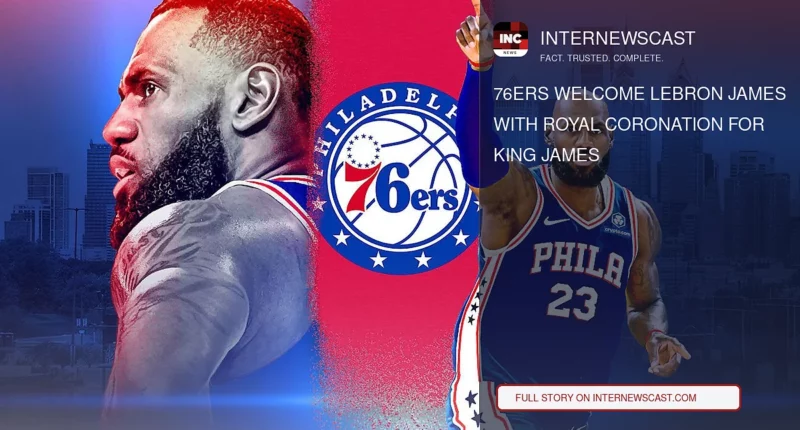 76ers Welcome LeBron James With Royal Coronation for King James - Internewscast Journal