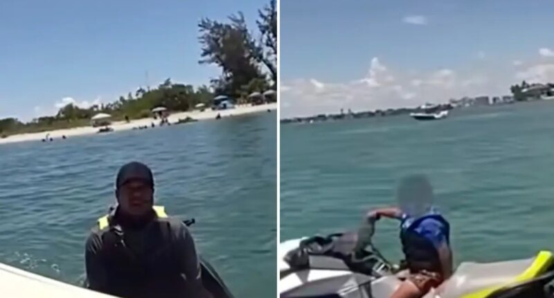 8-year-old in Florida caught jetskiing alone by cops: video