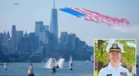 Active duty Naval officer from Seattle thrilled by patriotism in NYC