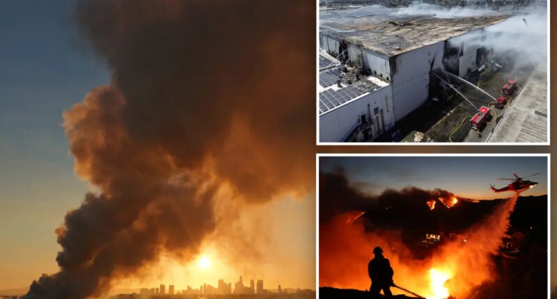 Air pollution from LA warehouse blaze even worse than 2025 wildfires