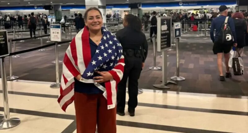 American woman Dena Karari arrives back in US after being wrongfully detained by Iran for 566 days on spying charges