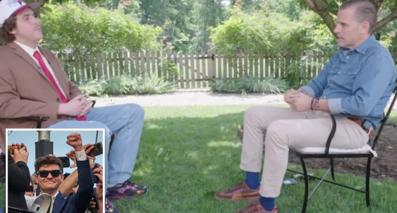 Attention-seeking Hunter Biden stoops to new low to sit for interview with white supremacist Nick Fuentes