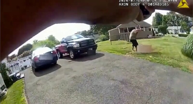 Bodycam shows Connecticut officer repeatedly ordering bat-wielding suspect to stop before fatal shooting