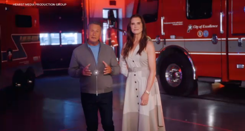 Brooke Shields joins as co-host of "Hearts of Heroes" for Season 8 on ABC