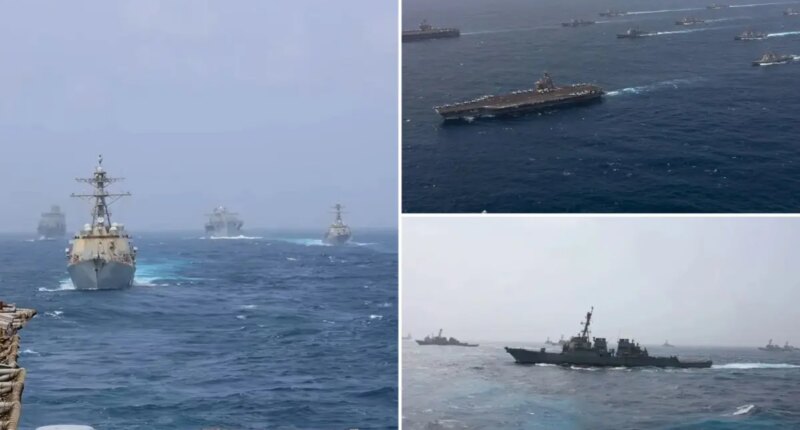 CENTCOM sends 20 US warships — and two aircraft carriers —toward Iran after Trump threatens to reinstate naval blockade