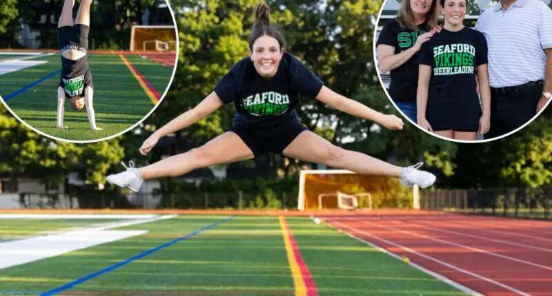 Cardiac condition not holding back Long Island cheerleader
