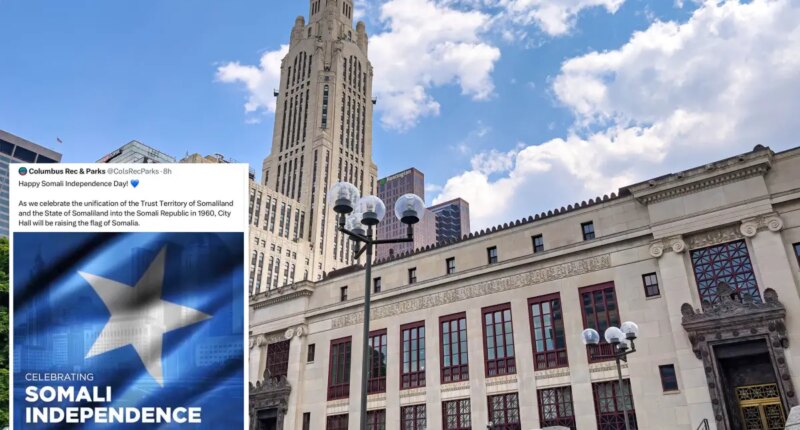 Columbus Ohio sparks conservative fire over Somali flag-raising at city hall